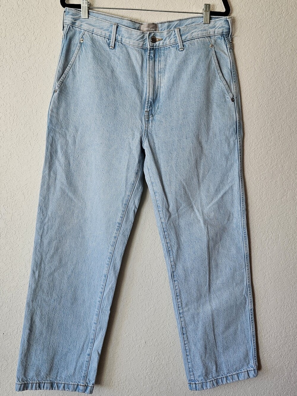 Everlane Lightwash Denim Utility Cinch Waist Jean Size 31